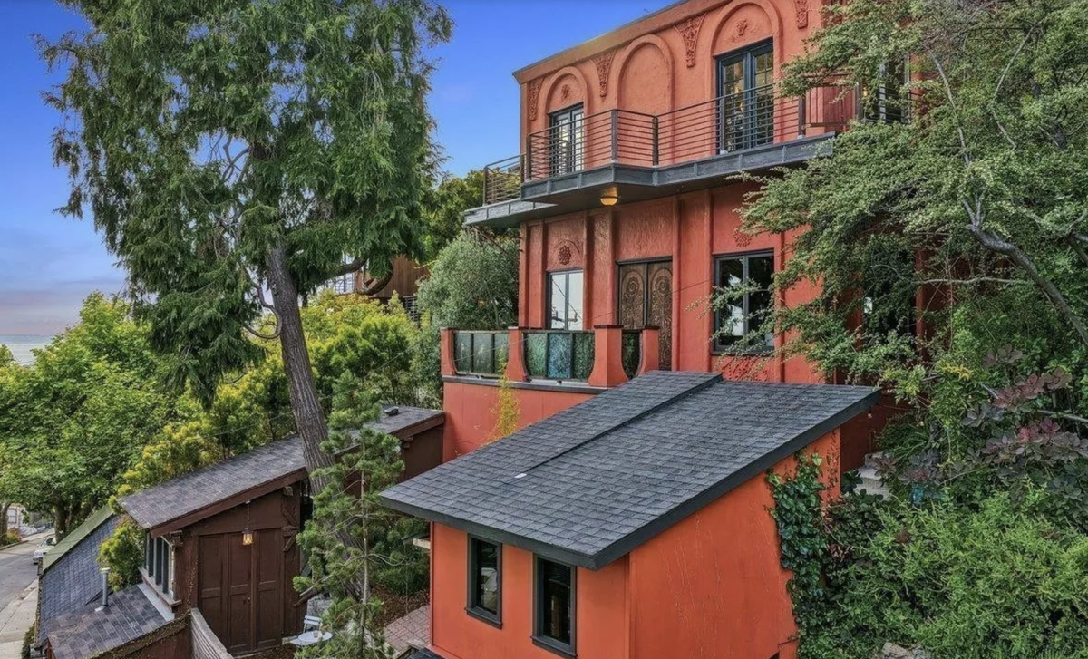 The Berekely residence for sale for $2.2 million pans 3,400 square feet and has four bedrooms and four bathrooms.