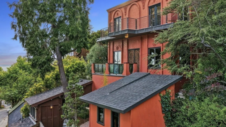 See historic 1920s Berkeley art house for sale. Why is ‘Free Huey’ carved there?
