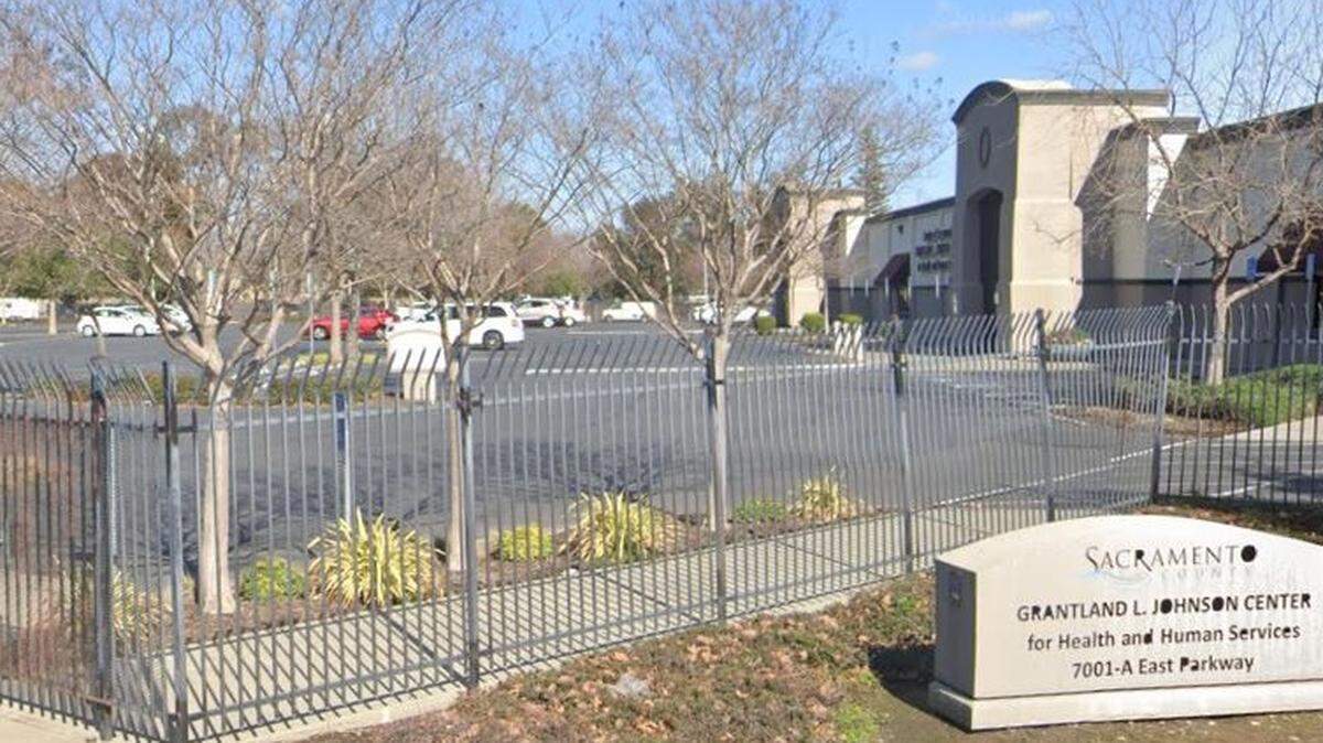 Sacramento County is considering placing homeless services in an underused lot near a government building off of Florin Road, shown here in a Google Maps photo.