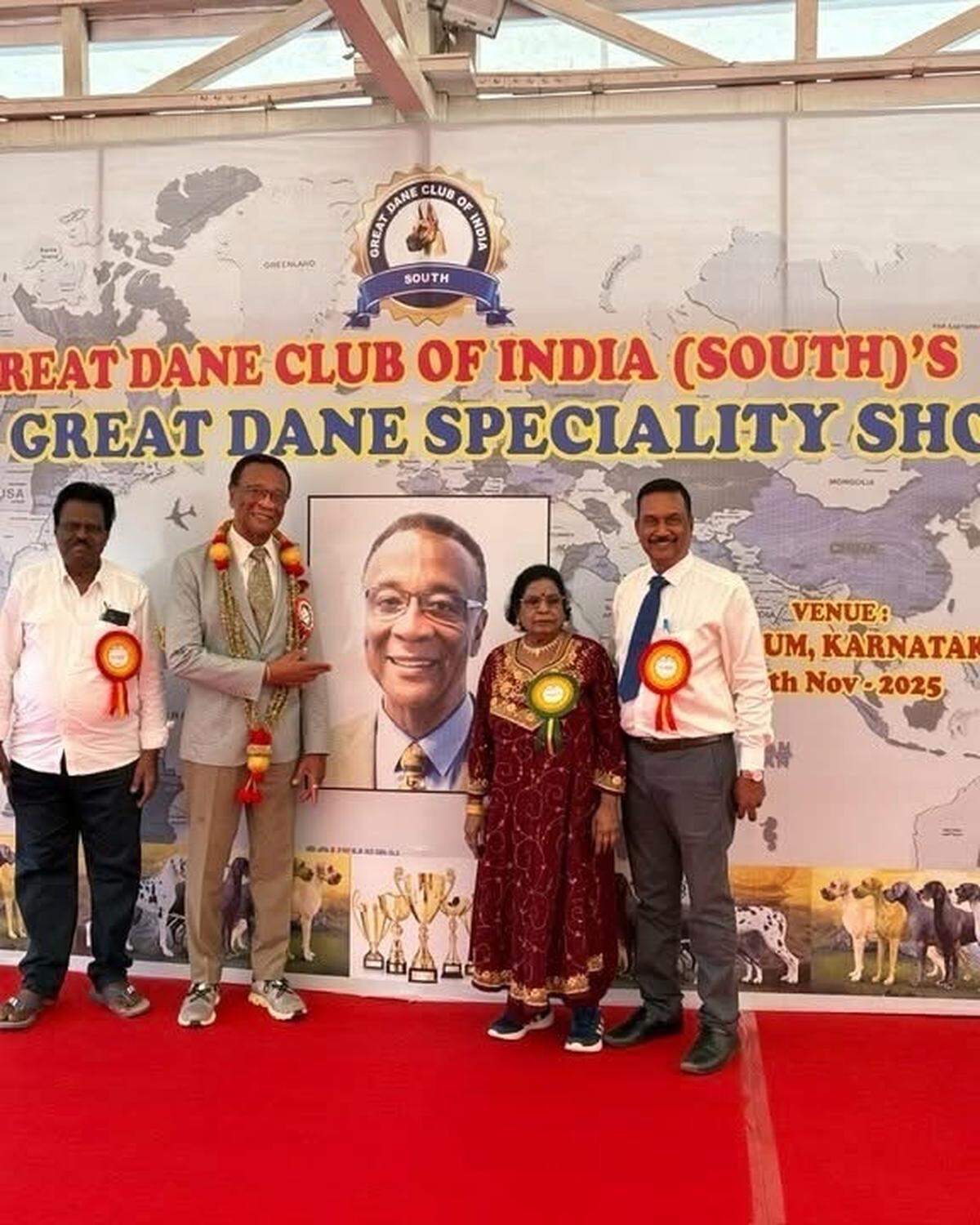 Sacramento’s Adrian Woodfork was a judge at the Great Dane Club of India’s South Specialty Show in November. The 27-year veteran in dog show judging has been invited to shows across the U.S. and in numerous foreign countries.