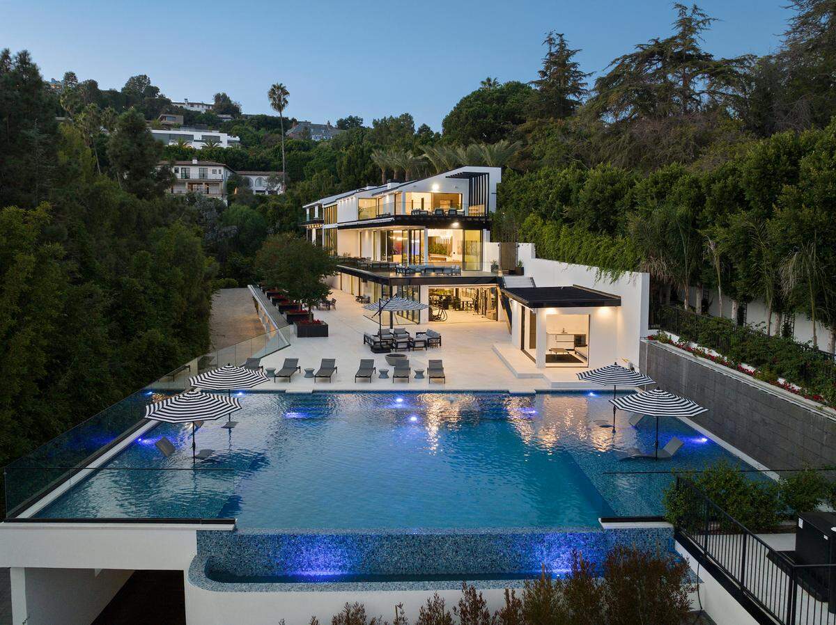 The incredible, newly built, 20,000-square-foot residence in Los Angeles, California.