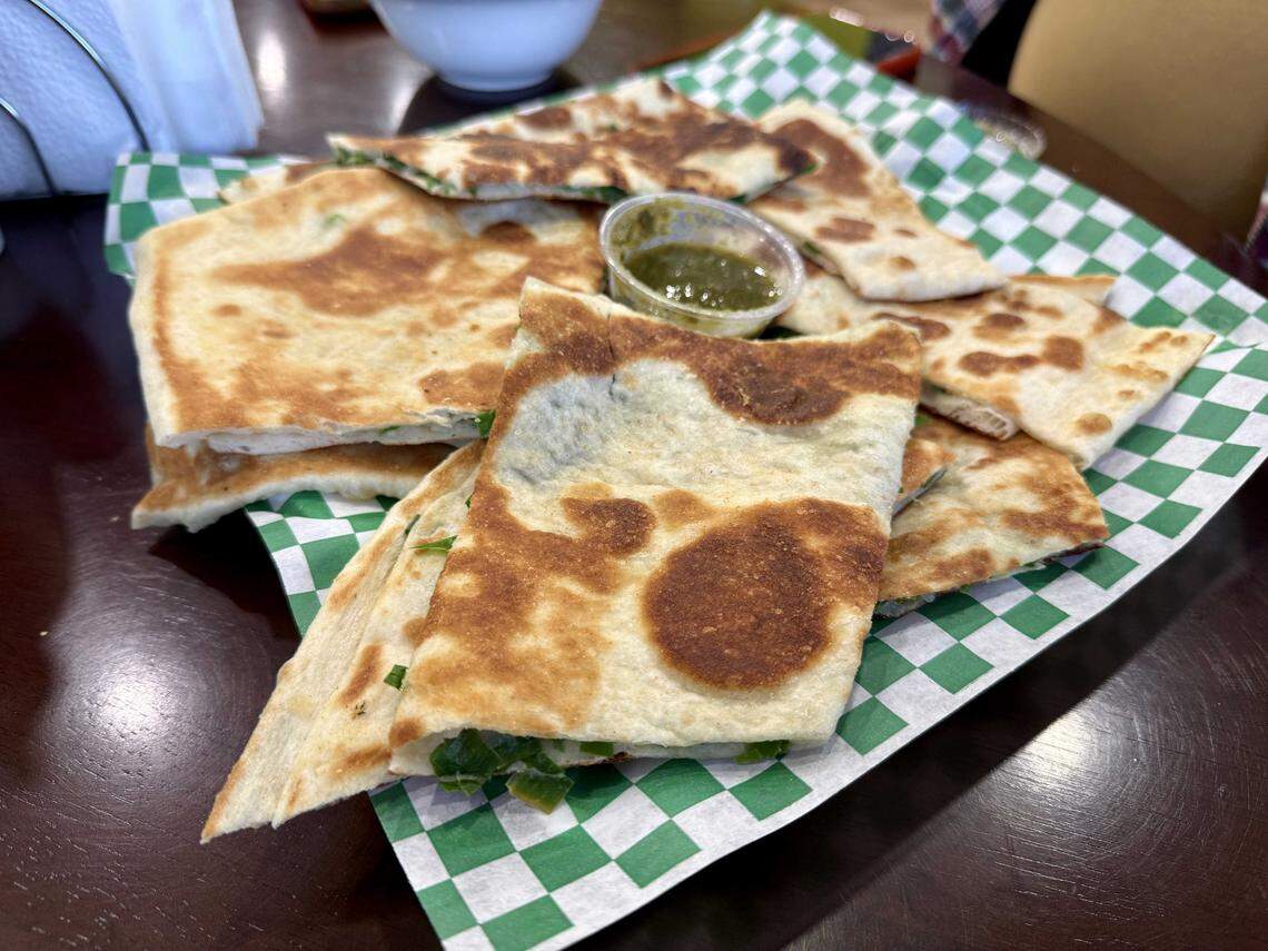 Elk Grove's Best Kabob & Gyro Halal Restaurant serves piping-hot bolani, an Afghan flatbread stuffed with potatoes and chives and served with a spicy cilantro chutney on Saturday, Feb 21.