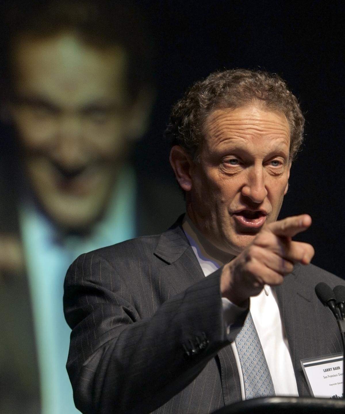 Larry Baer, President and CEO of the San Francisco Giants. Jan.  17, 2012 in Sacramento, California