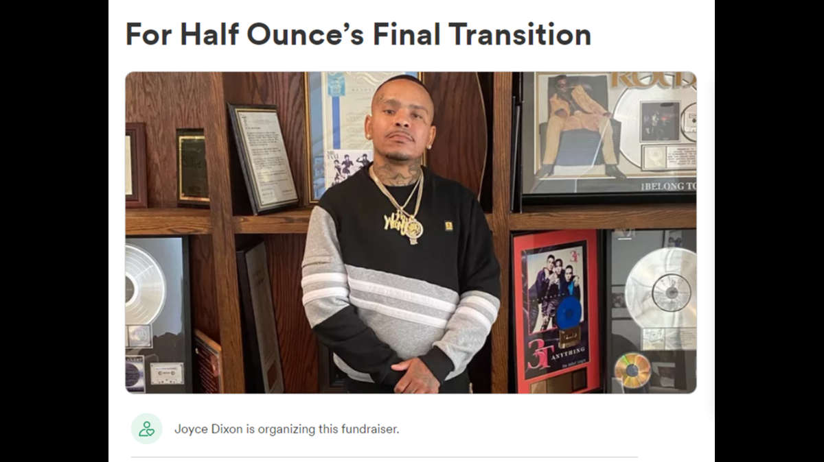 Rapper Latauriisha O’Brien, 32, who goes by Half Ounce, was fatally shot on Oct. 3, 2022, in Los Angeles’ Koreatown, police said.