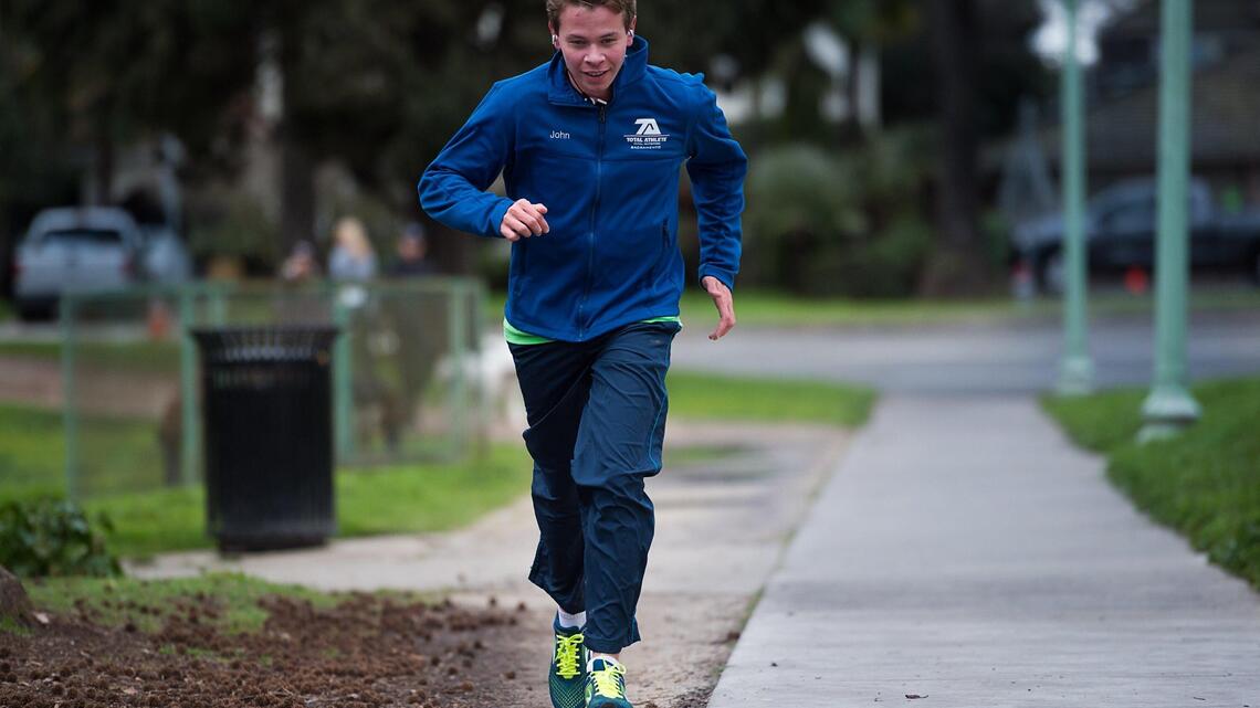 Meet the Sacramento runner with nonverbal autism competing in the Boston Marathon