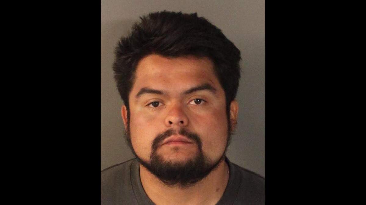 Jose Juan Rocha III, 25, was arrested on suspicion of arson, burglary and vandalism after a house was broken into and a residence was set on fire.
