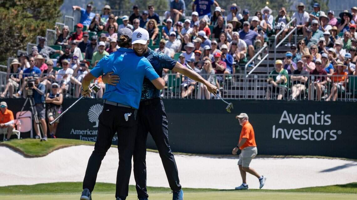 Photos: See celebrities and athletes hit the links in Tahoe golf tournament in 2022