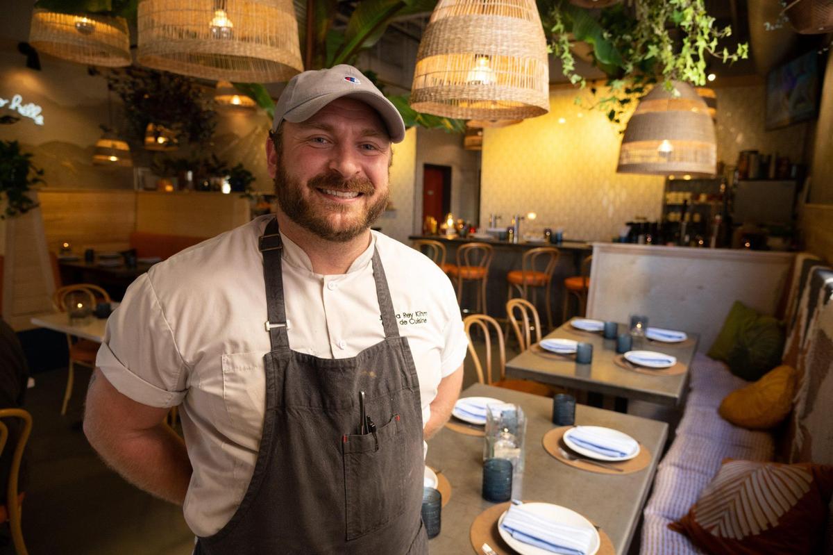 Chef de cuisine Joshua Kihm stands in the dining room at Almighty Food Co. in El Dorado Hills on Tuesday. Owner Nick Dedier has worked for some of the top restaurant owners in America. Almighty Food Co. opened last month in the El Dorado Hills Town Center