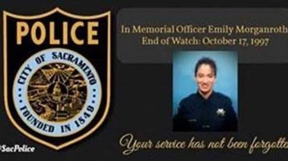 Officer Emily Morgenroth of the Sacramento Police Department was the first female line of duty death in 1997.