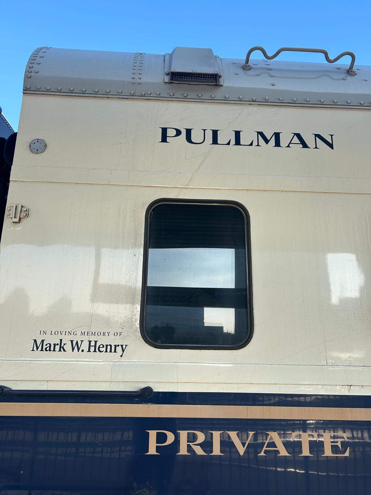Built in 1954 for the Union Pacific, the Evelyn Henry car has sleeping accommodations for up to six passengers on the new charter service from Oakland to Denver.