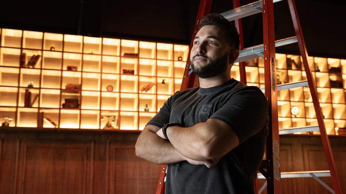 Owner Danny Shafazand inside of the Archive, a new club coming to K Street in Sacramento, on Thursday, Aug. 28, 2025.