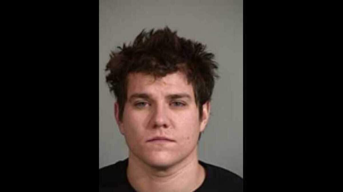Dylan Thomas Baldini, 26, of McCloud was arrested in Mount Shasta early Monday morning after jumping on a moving Amtrak train while intoxicated and shirtless, and honking the horn repeatedly. Baldini was booked in the Siskiyou County Jail.