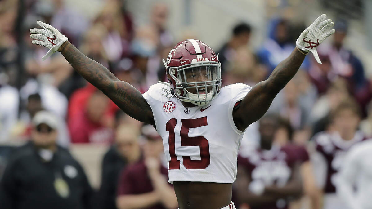 Alabama safety Xavier McKinney could be taken by the San Francisco 49ers with the No. 13 pick in the first round of the NFL draft on Thursday.