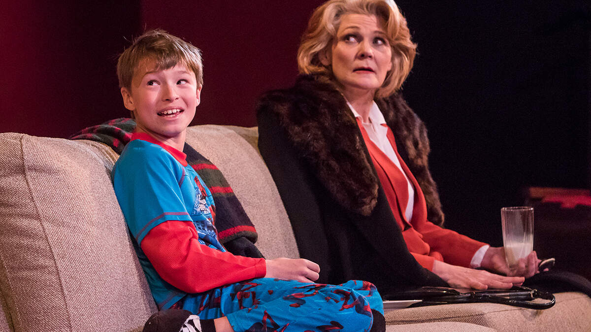 Miller Traum and Lori Russo in Sacramento Theatre Company's "Mothers and Sons."