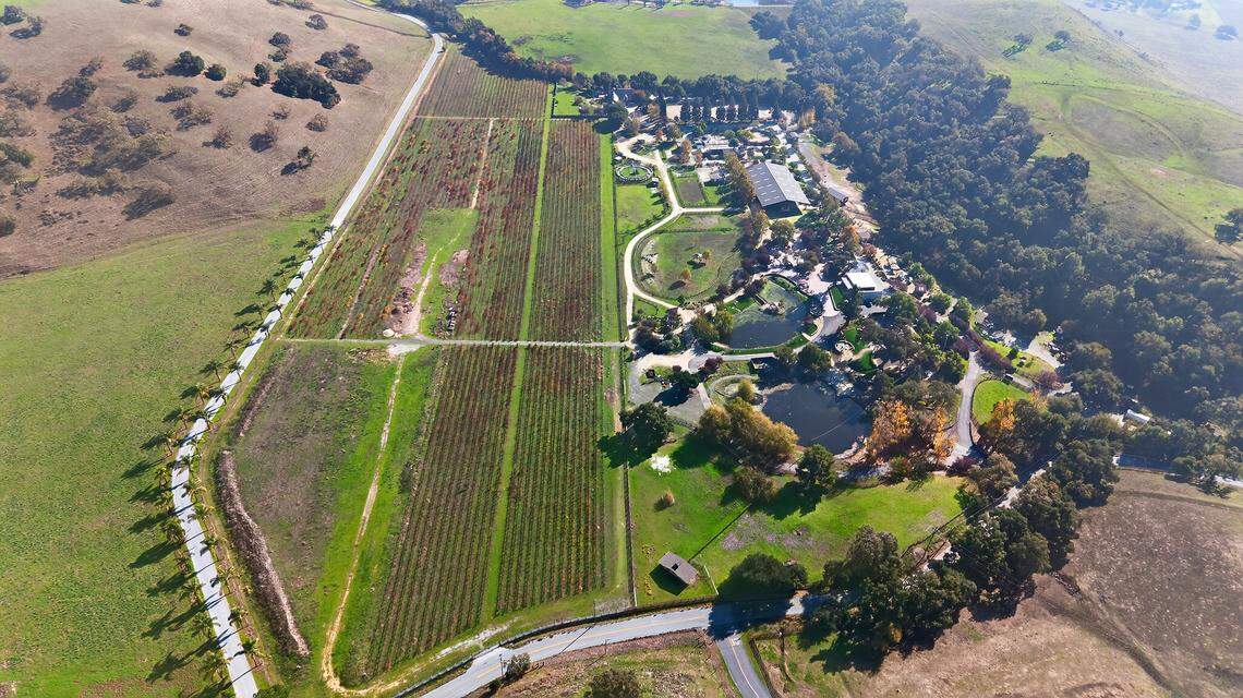The 58-acre Shangri-La-Dee-Da wine and horse ranch in Gilroy is for sale for $10.5 million.
