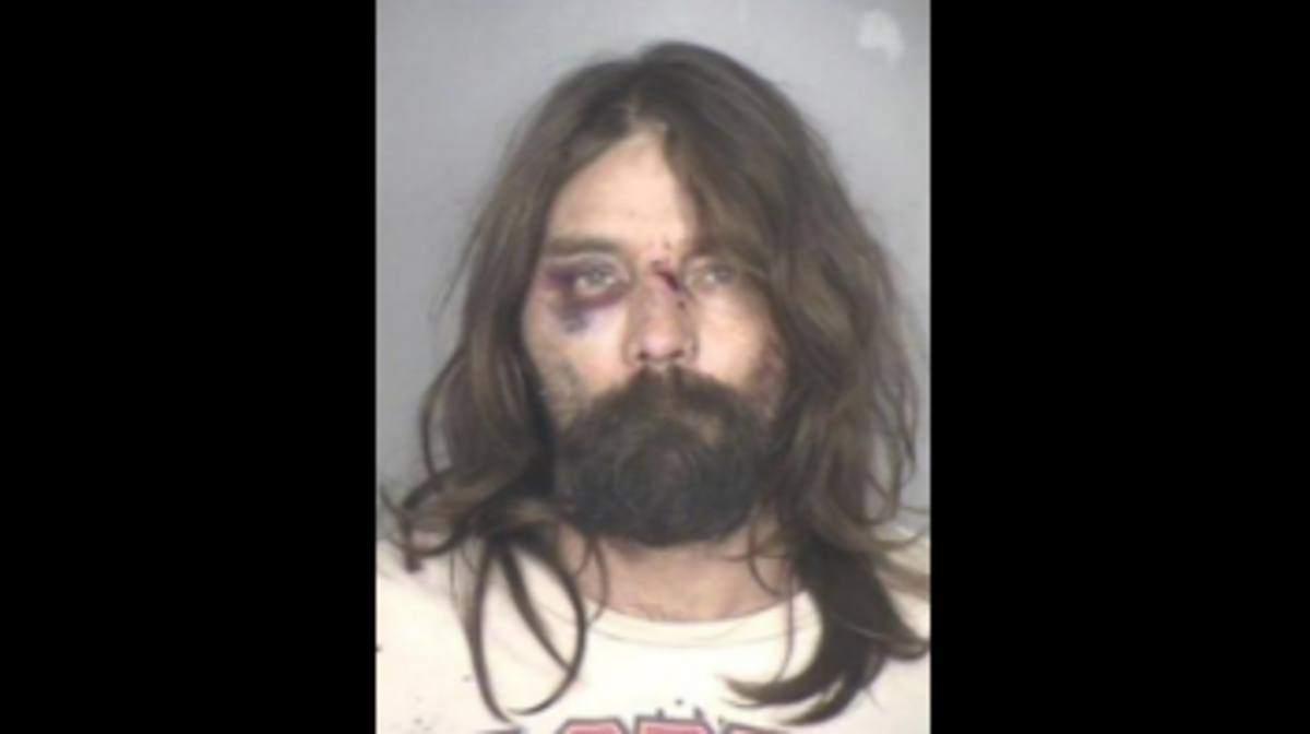 David Eugene Blood, 52, was arrested Saturday evening after punching a Butte County Sheriff’s deputy in the face, according to a news release.