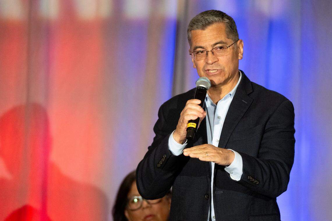Xavier Becerra, pictured at a forum last year, has been a fixture of California politics for decades and has stong Sacramento roots.