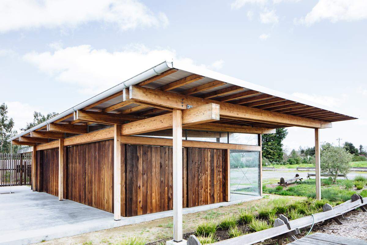 The common area for homeowners in the Live Oak Farm community.