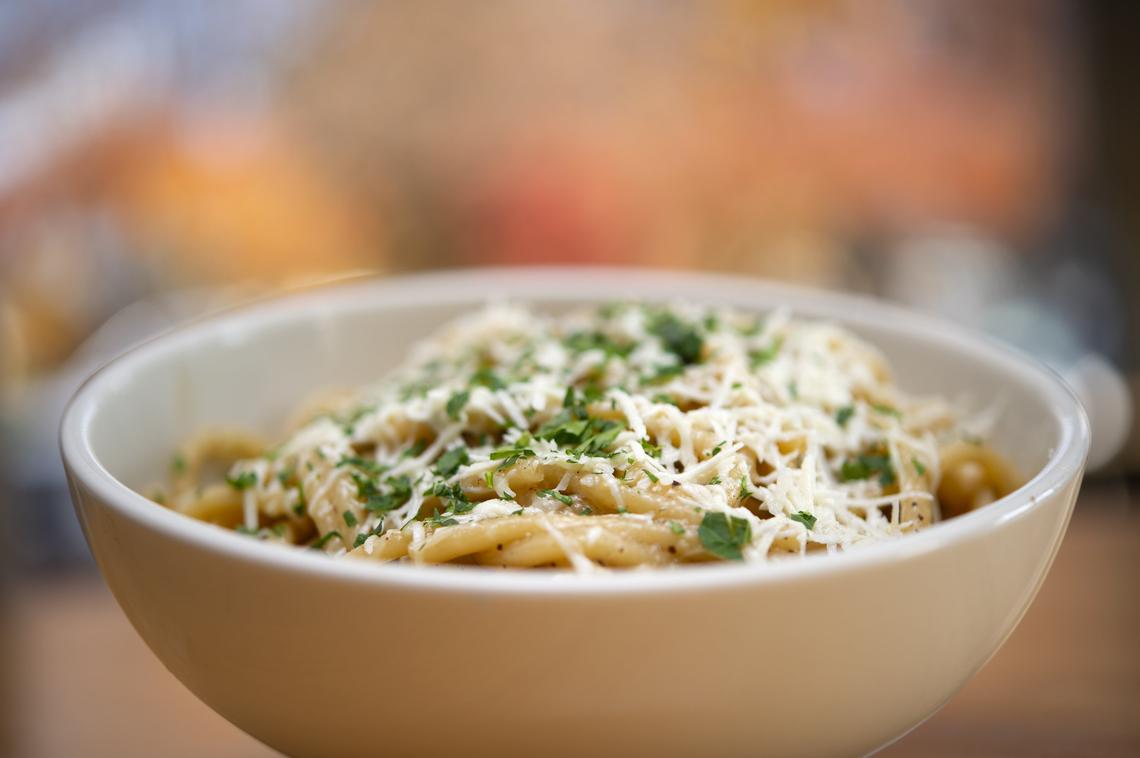 Cacio e pepe pasta on Wednesday, November 28, 2015 at Cacio in the Greenhaven in Sacramento.