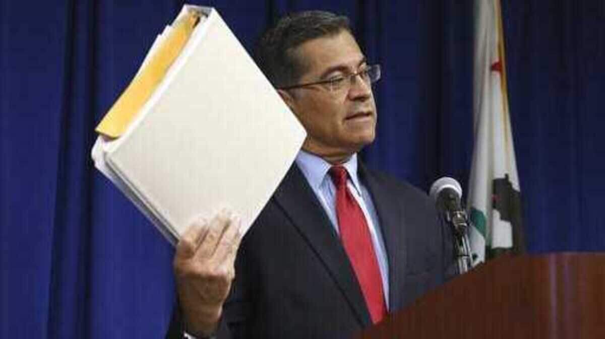 California Attorney General Xavier Becerra at a news conference in March 2019. Sutter Health and the California Department of Justice will begin whatâs expected to be a months-long antitrust trial on Monday in San Francisco as state attorneys attempt to prove that Sutter is using its market dominance to drive up health care prices in Northern California.