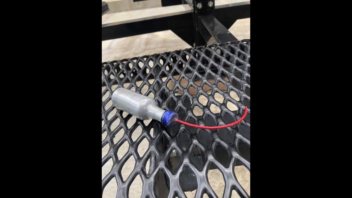 A "cricket bomb" was found outside a senior center in Lathrop. 