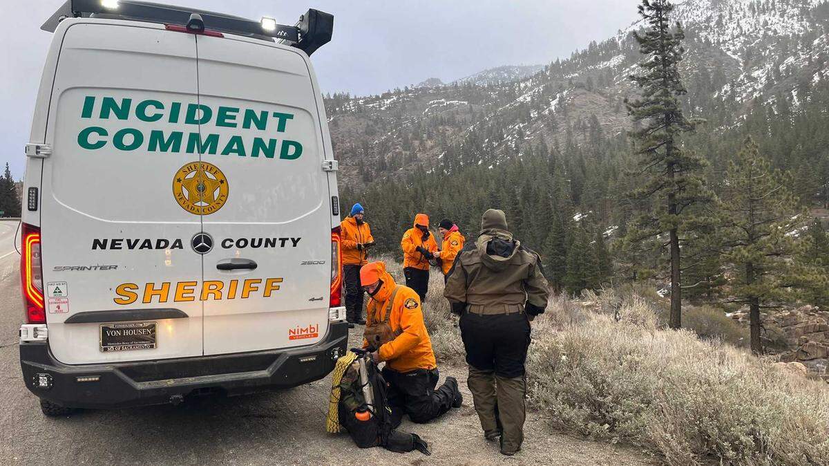 Authorities on Tuesday, March 28, 2023, were investigating after decomposed human remains were found the previous day in the area of Farad Road and Interstate 80, several miles east of Truckee, California.