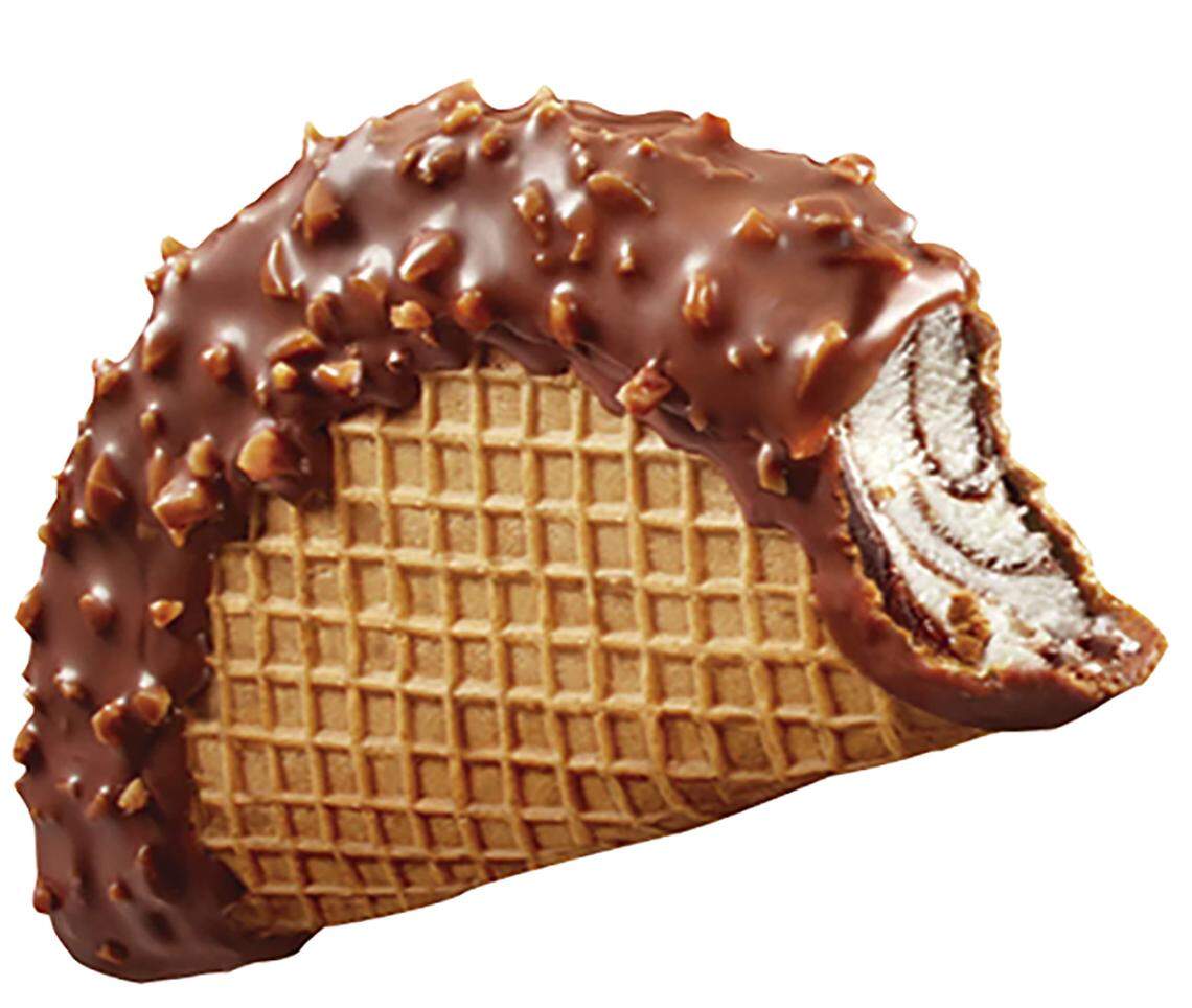 Klondike has announced it’s discontinuing the Choco Taco. A Klondike brand representative said in an emailed statement, Monday, July 25, 2022, that the Choco Taco has been discontinued in both its 1 count and 4 count sizes. (Claire Grummon/Unilever via AP)