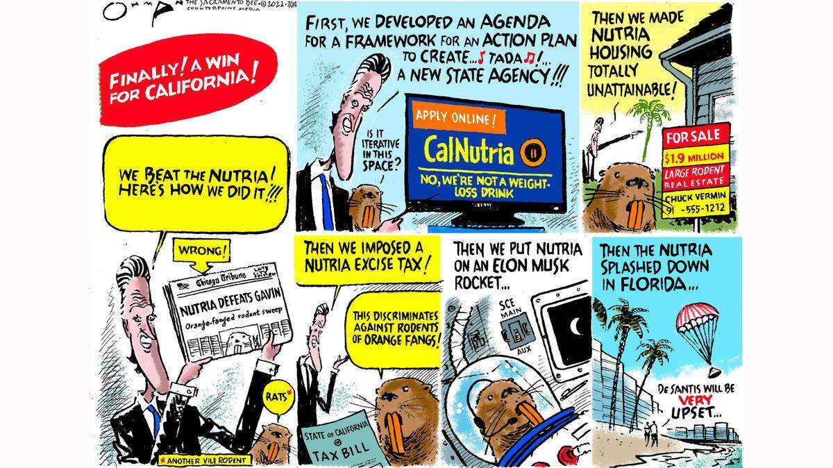 Jack Ohman: The Nutria Frontier ...