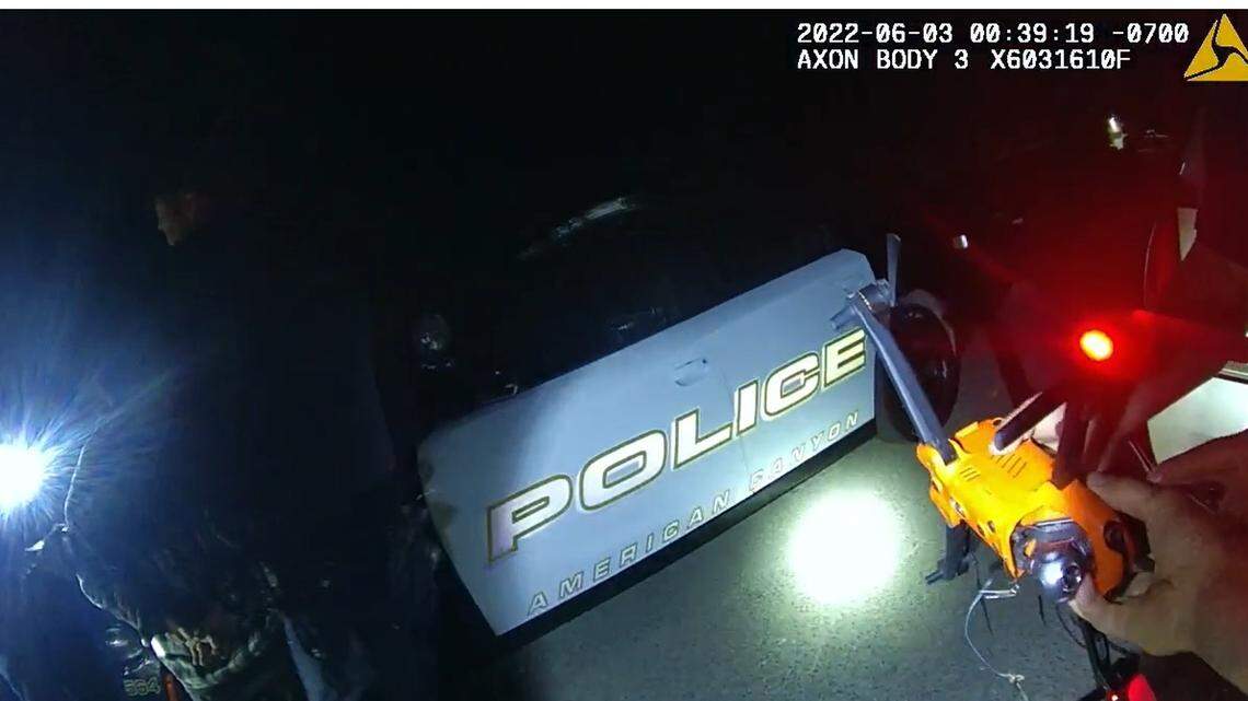 A 55-year-old man was arrested on June 3, 2022, after reports of a drone dropping lit fireworks in American Canyon, California. Police have received complaints about booms over the past several weeks.