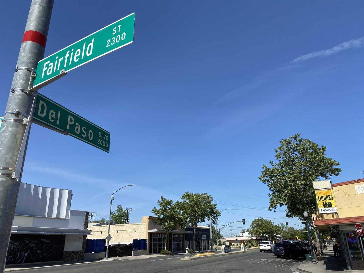 Four people, including two children, were wounded in a shooting Saturday night May 13, 2023, near Del Paso Boulevard and Fairfield Street in Sacramento, Calif.