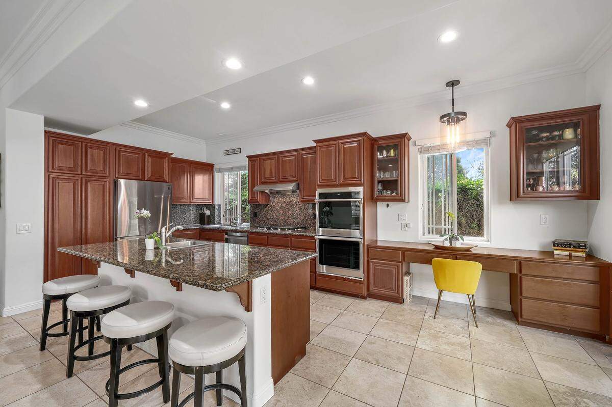 The Marina del Rey, California, home was built to accomodate the 7-foot-2 frame of NBA legend Kareem Abdul-Jabbar.
