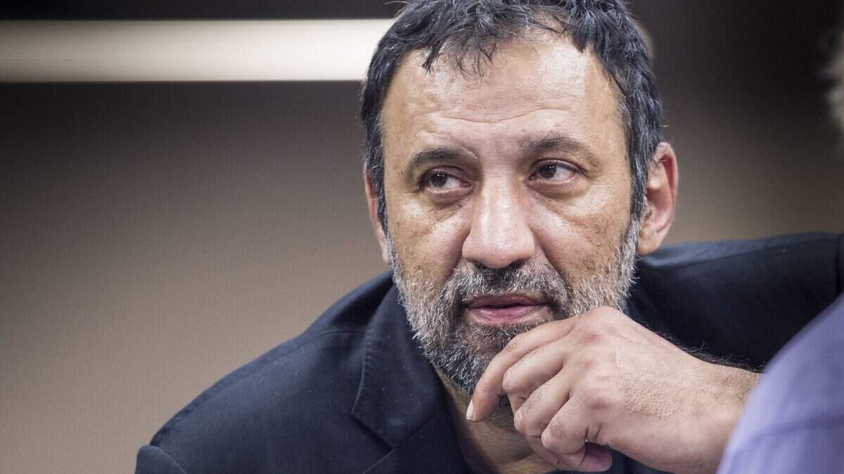 Kings general manager Vlade Divac watches the game against the Denver Nuggets on Jan. 6, 2018 at Golden 1 Center in Sacramento, Calif.