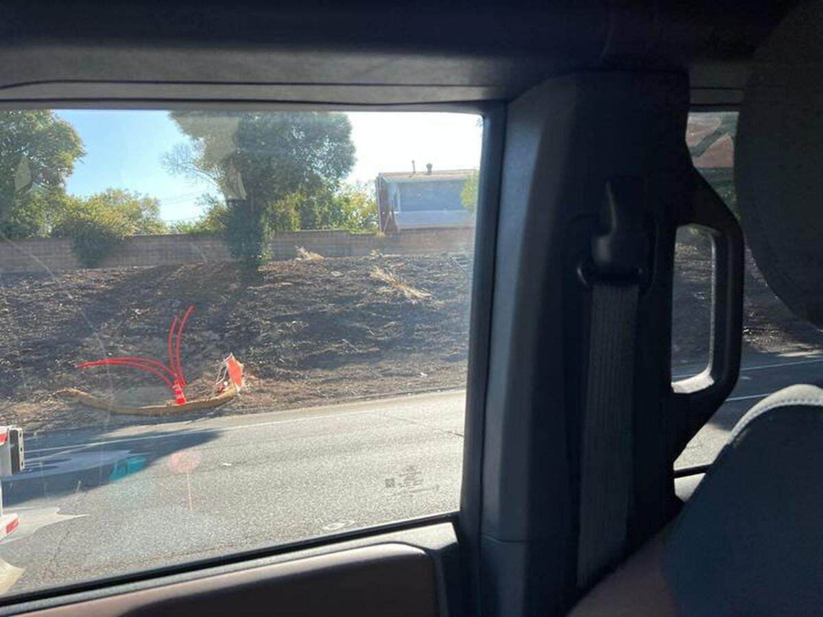 Readers asked Bee Curious about these orange cables sprouting on the side of Highway 99 near South Sacramento.