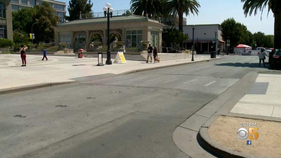 A proposal for a “MAGA 2020” counterpart to a temporary “Black Lives Matter” street mural prompted Redwood City, California, officials to remove the BLM mural early. The creator says he’s “disappointed.”