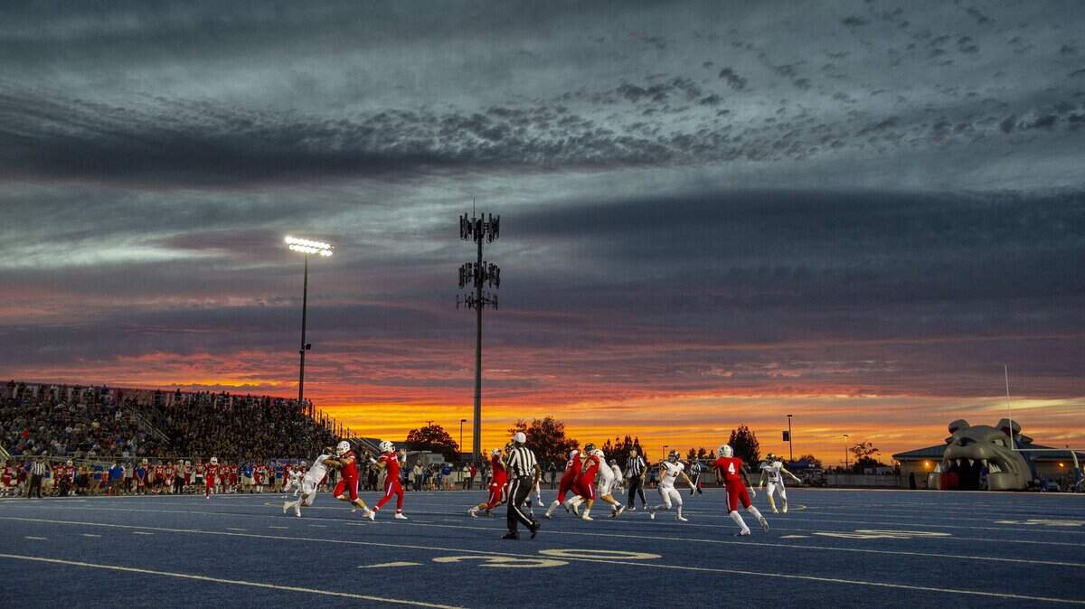 The sun sets as Folsom hosts Oak Ridge on Friday night. These Sierra Foothill League teams aren’t the only programs providing interest around the Sacramento region. Two upstart teams in the area are Foothill and Rio Linda, who meet this week.