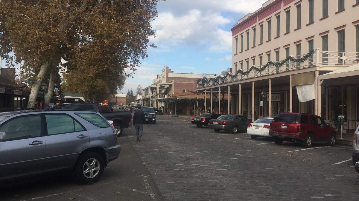Front Street in Old Sacramento.