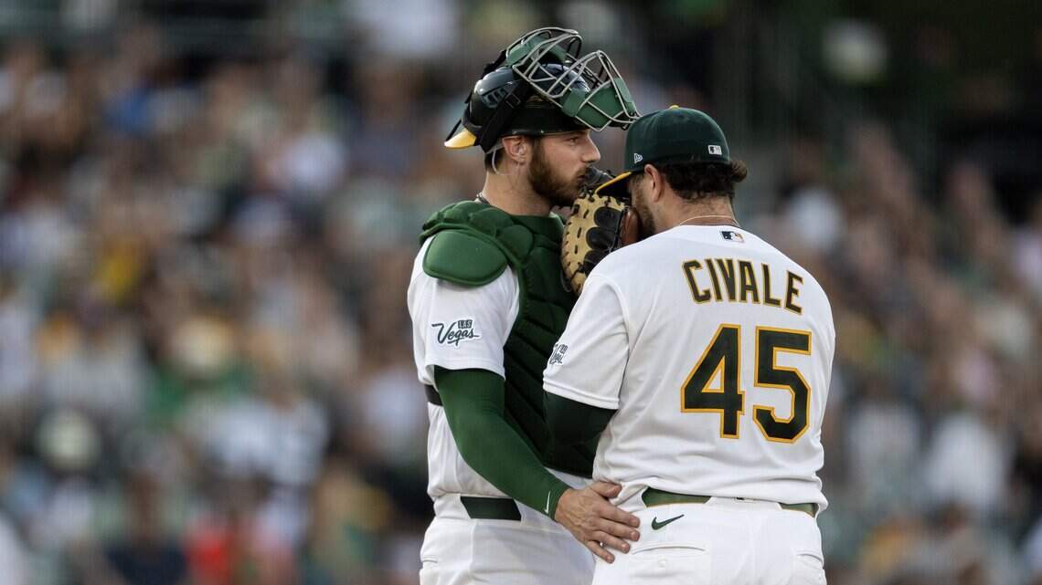 A’s fall in 12-4 blowout as Pirates tee off on starter returning from injury