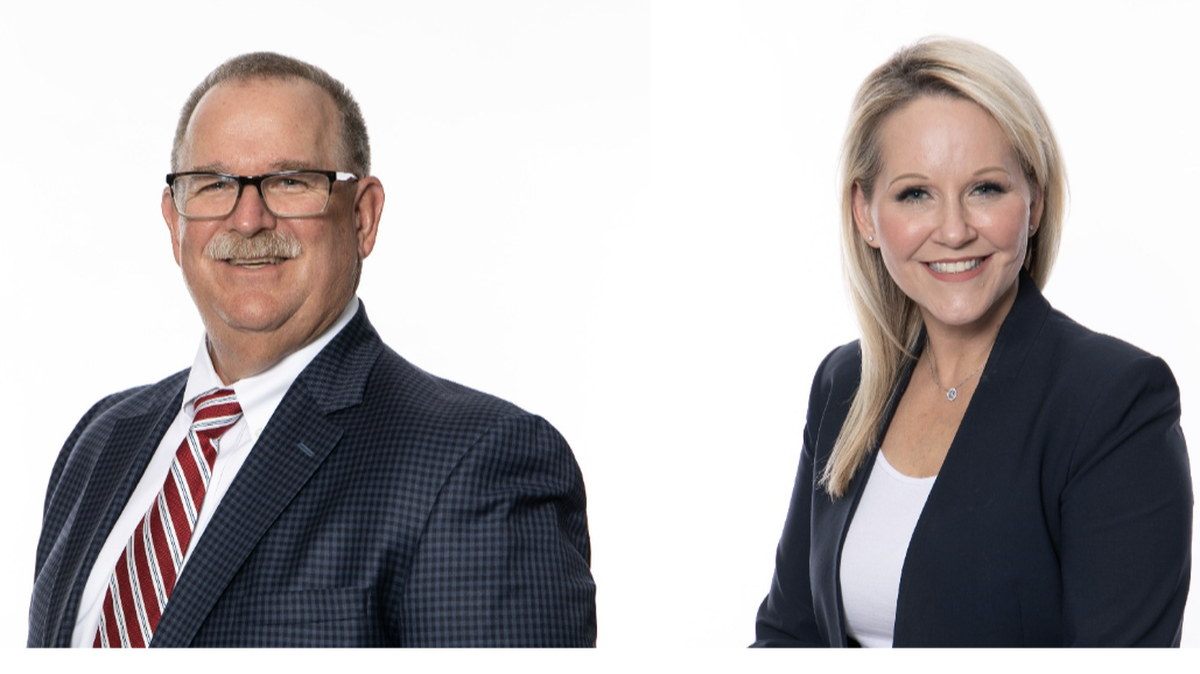SAFE Credit Union President and CEO Dave Roughton, left, is retiring at the end of 2022. Faye Nabhani, right, who currently serves as executive vice president/chief credit officer, will become president of the credit union on Jan. 1, 2022, and president/CEO when Roughton retires.