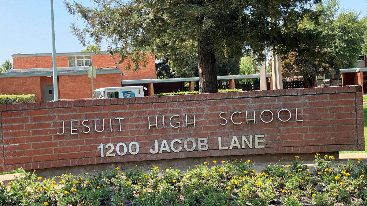 Sacramento’s Jesuit High School, an all-boys private Catholic school. Longtime Sacramento philanthropist Agnes Anderson donated her family home to the school after her death in 2018, and Jesuit is now suing the family trust seeking permission to sell the house.