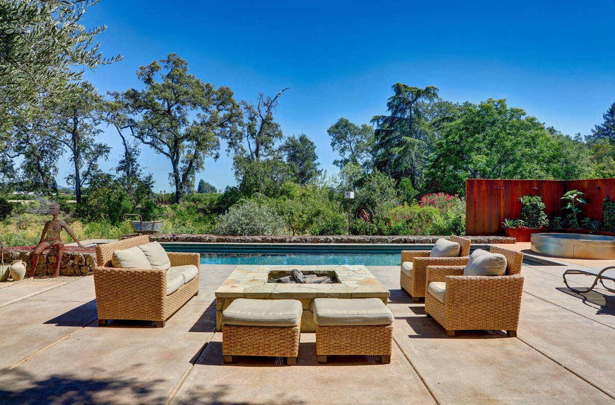 The pool was added after the sellers bought the property.