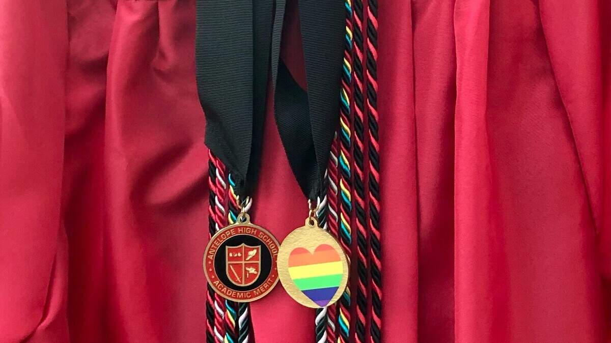Lindsey Cutts, an Antelope assistant principal who has since become the school’s top administrator, told students they couldn’t hand out the stickers “because political speech is not allowed at graduation,” Twizere said.