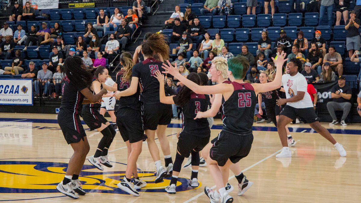 The Sierra College Women’s basketball team beat Delta College of Stockton 76-71 to win the 2022 CCCAA Championship.