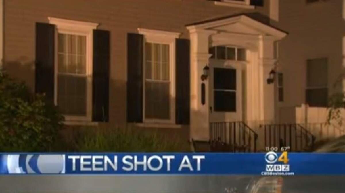 A teenager with the wrong address to a party entered a Portsmouth, New Hampshire, home at 3:30 a.m., prompting gunfire from one of the residents, police say. No one was injured.