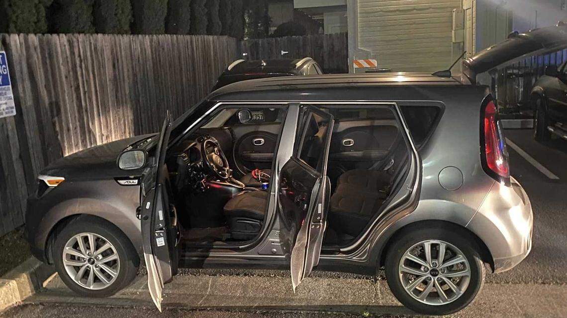 Officers on Wednesday night Feb. 1, 2023, arrested a 14-year-old boy accused of driving a stolen Kia Soul as he led police in a vehicle pursuit through Woodland, California.