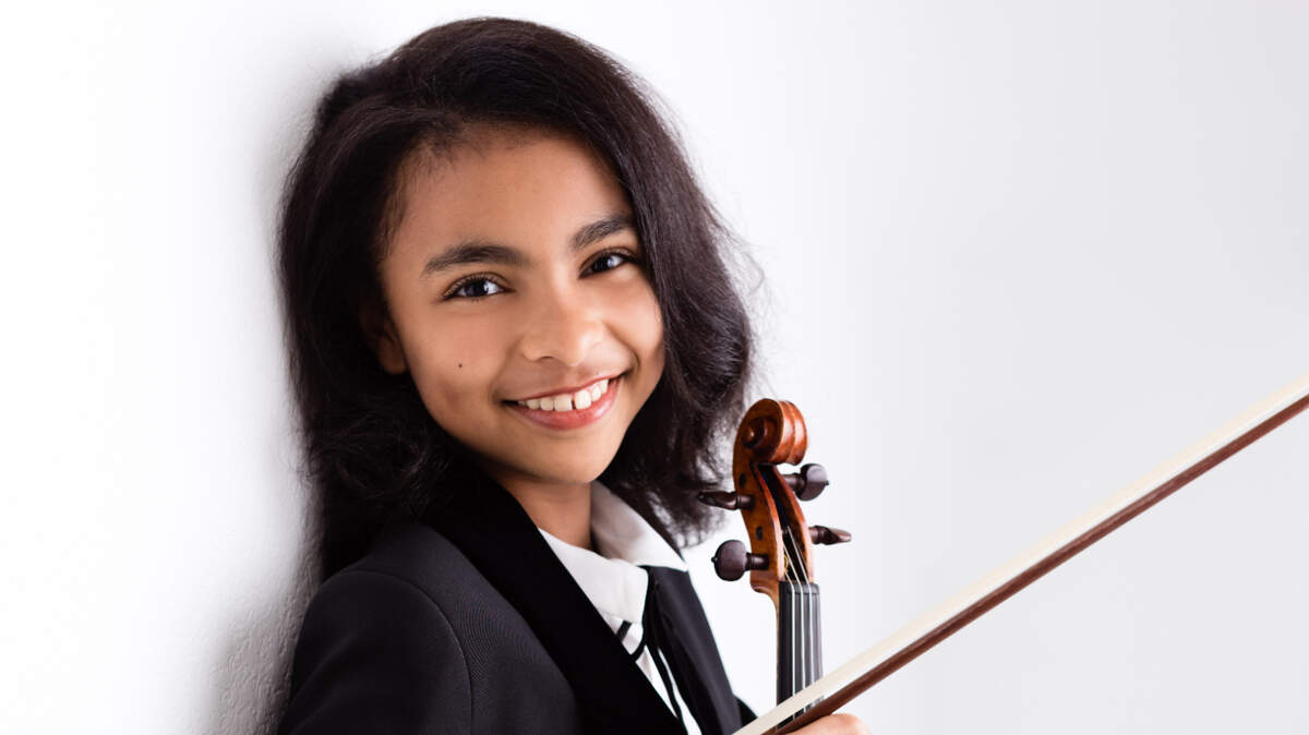 Amaryn Olmeda of Loomis is already building a name for herself as a violinist.