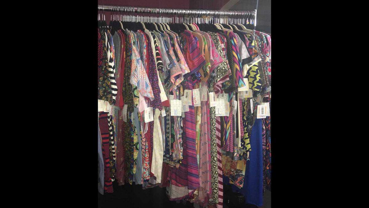 Chris Jacob’s remaining LuLaRoe inventory after quitting two years ago.