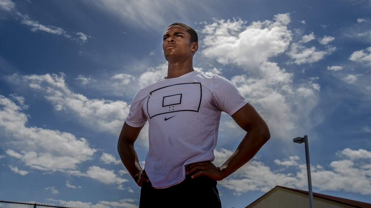 Zach Larrier of Monterey Trail High School had a 46.49-second 400 meters time at the April 6 Arcadia Invitational, which is the third-best result in the country this spring.