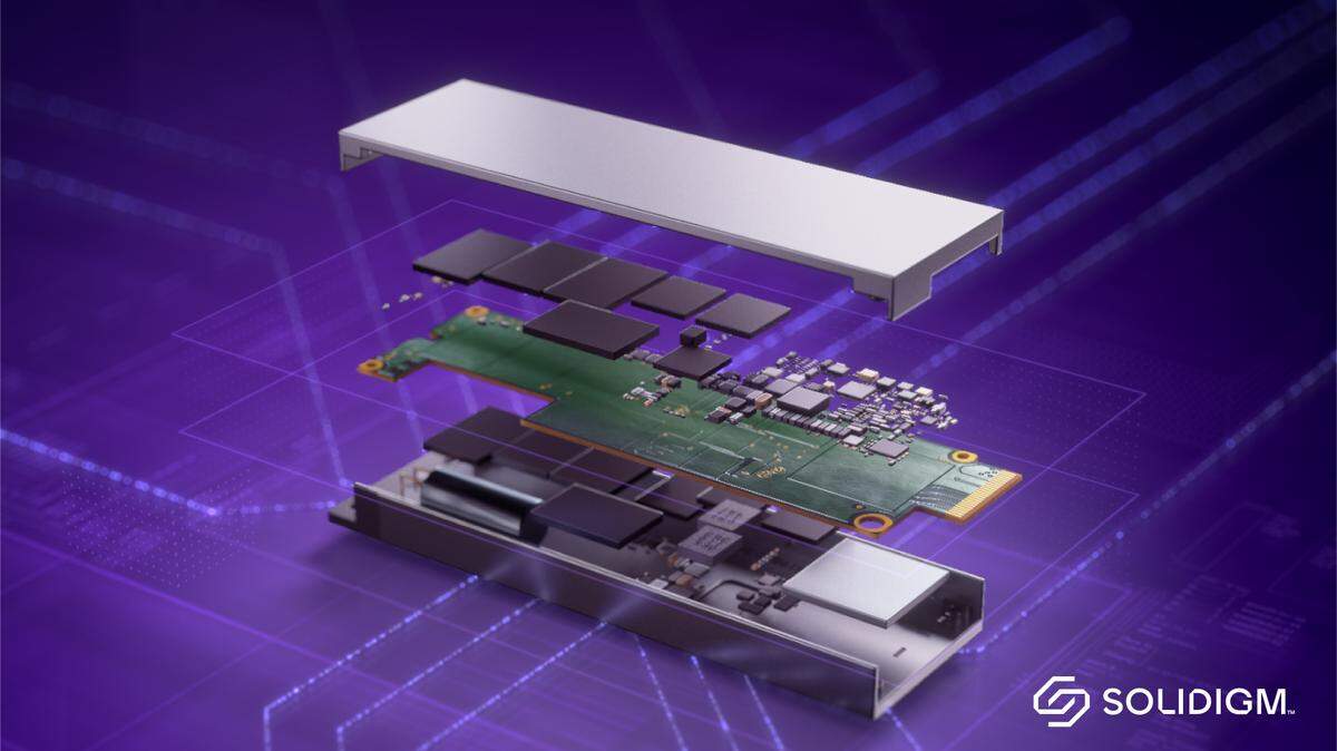 Solidigm makes solid state drives for data centers.