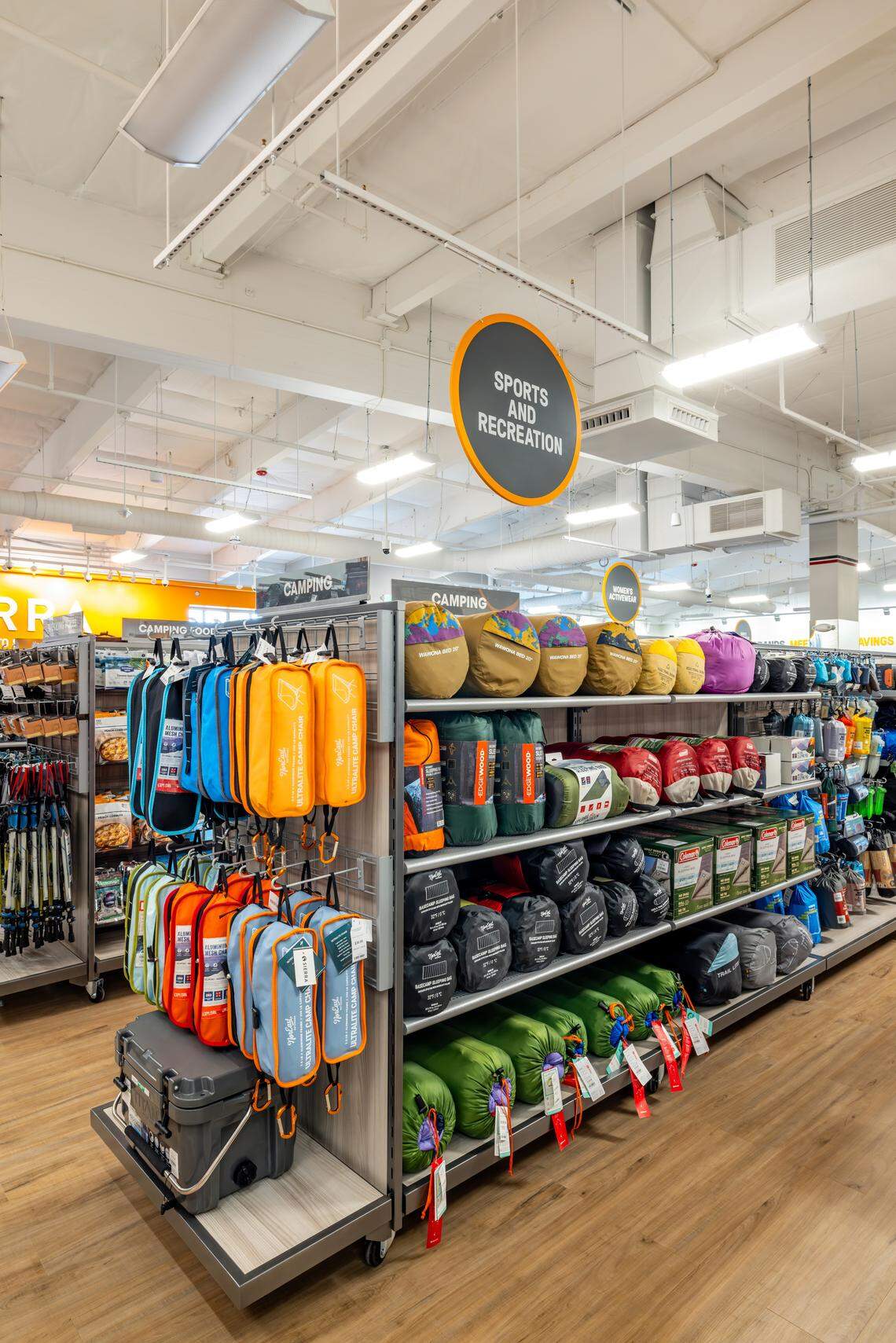 Outdoor gear is for sale at Sierra. The retailer is opening a new store at 8670 Sierra College Blvd. in Roseville on Saturday, Oct. 25, 2025.