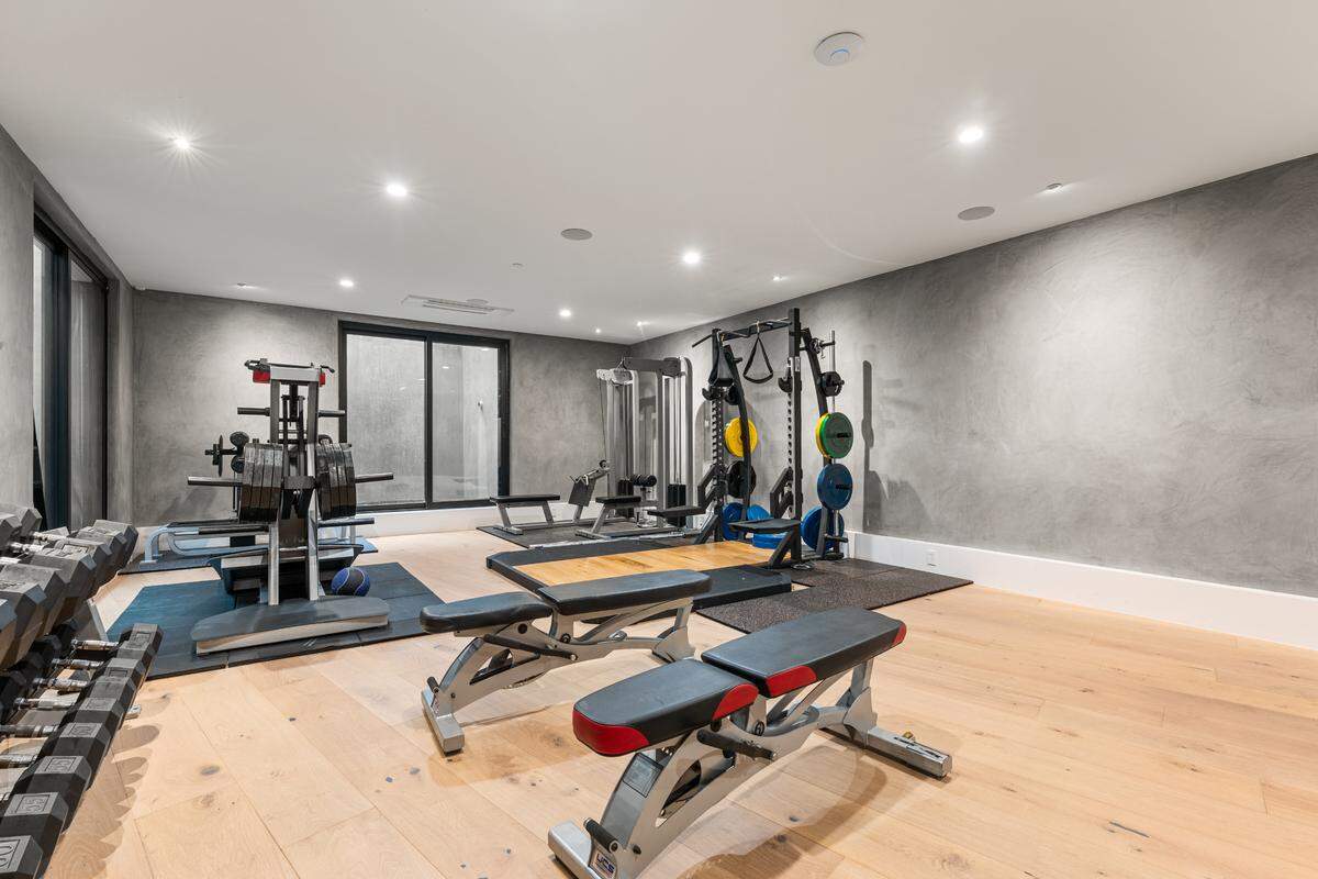 A full gym is part of Joey Bosa’s former home.